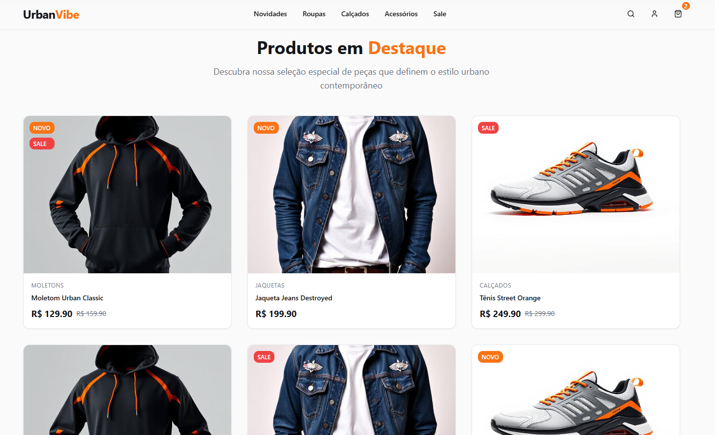 E-commerce Laravel - Plataforma de alta conversão, otimizada para resultados